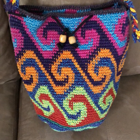 NWOT HANDCRAFTED BOHO BAG from Spain - Picture 2 of 8
